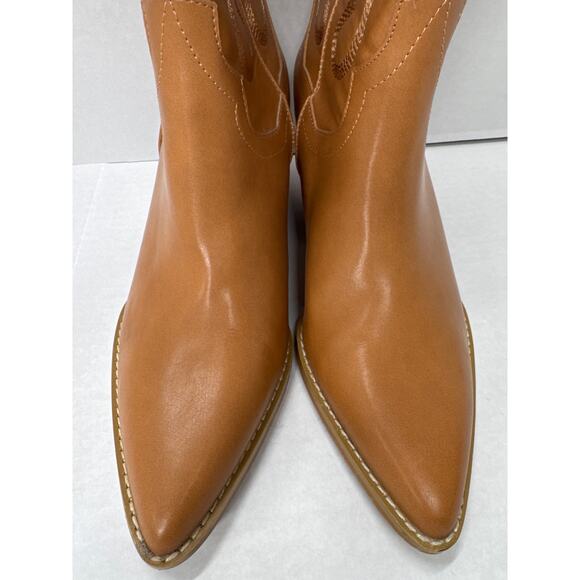 Oasis Society Amaya classic western boots brown size 7.5 - Picture 3 of 11